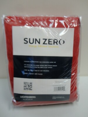 Sun Zero Barrow Energy Efficient Grommet Curtain Panel, 54