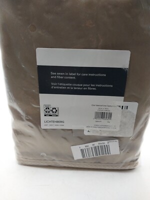 Lichtenberg Valance Curtain 54in W x 18in L Taupe-image