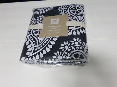 Pottery Barn Teen Punchy Paisley Floral Flowers Bed Duvet Cover full queen f/q-image