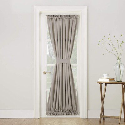 Barrow Energy Efficient Rod Pocket Door Curtain Panel, 54