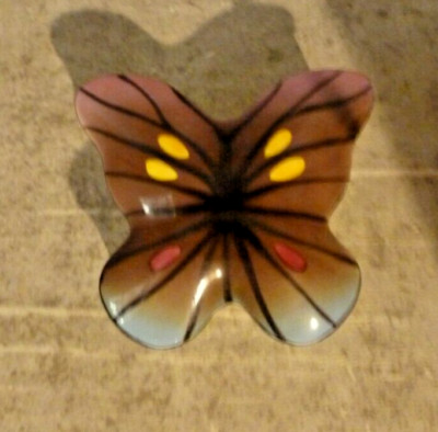 Vintage Trinket Box Butterfly Shaped Bone China Sun Fashion Hakuho Studio ###-image