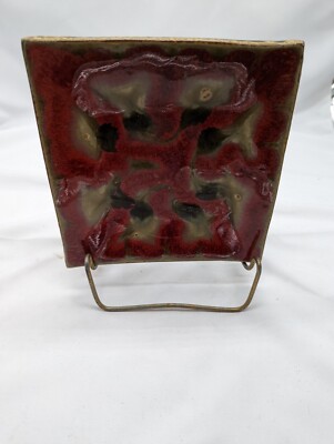 MCM Studio Pottery Tray signed Ray-image