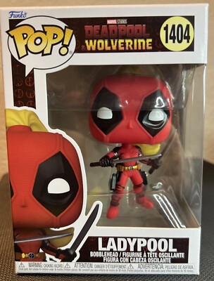 Funko Pop Marvel #1404 Ladypool Deadpool & Wolverine Vinyl Figure 2024-image