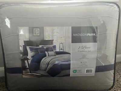 Madison Park 7-Piece Comforter Set Bedding-image