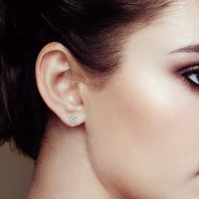 Haus of Brilliance Sterling Silver Diamond 