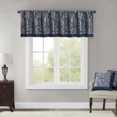 Madison Park Aubrey Jacquard Window Valance-image