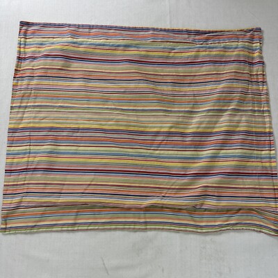 Pottery Barn Pillow Sham Standard Striped Multicolor Cotton-image