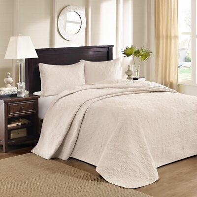Madison Park Mansfield Reversible Bedspread Set, Size Twin-image