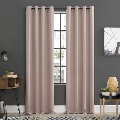 Sun Zero Soho lackout Energy Efficient Grommet Curtain Single Panel 54