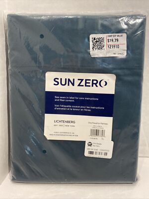 Sun Zero Cyrus Thermal 100% Blackout Back Tab Curtain 1 - Panel, 40