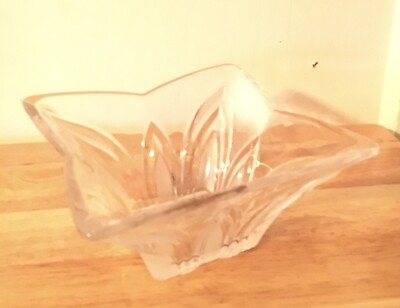 Studio Clear Crystal Laurie Collection Square Bowl New-image