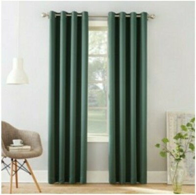 Sun Zero Barrow Energy Efficient Rod Pocket Curtain Panel 54