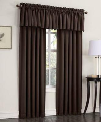 Sun Zero Madison Valance Chocolate 54