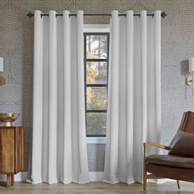 Sun Zero Oslo Theater Grade Extreme Total Blackout Grommet Curtain Panel-image