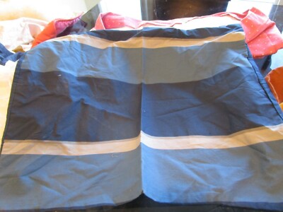 1 Pottery Barn Teen blue stripe standard sham New wo tag-image