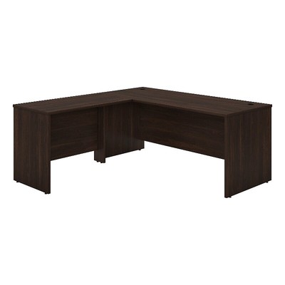 Studio C 72W L Shaped Desk with 42W Return in Black Walnut - Engineered Wood-image