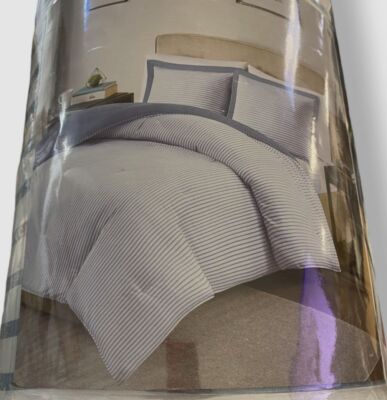 Madison Park Essentials Blue Hayden Reversible 3-Pc. Comforter Set, Full/Queen-image