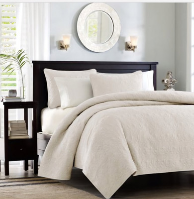 Madison Park 3 Coverlet Set King/cal King- IVORY -image