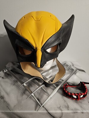 Wolverine X Men Deadpool Logan Marvel Cosplay Costume Mask For Adult w/ Claws-image