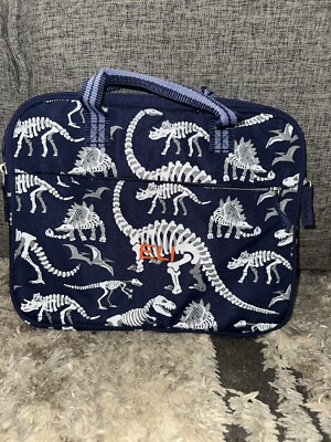 Pottery Barn Dinosaur Tablet Tote 12'' L x 10'' L Case Bag  