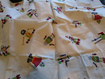 1 Pottery Barn Kids robot  standard sham  New light marks-image