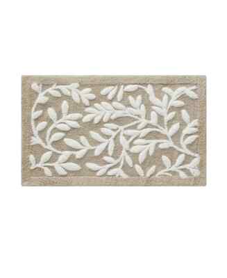 Madison Park Serene Cotton Tufted Taupe Bath Rug - Olliix MP72-8341-image