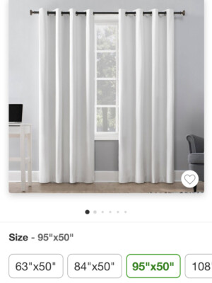 Sun Zero Duran Thermal Insulated Blackout Grommet Curtain 1 Panel  50