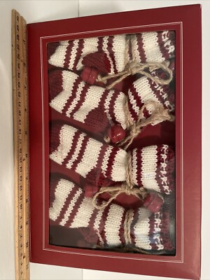 Pottery Barn Christmas Flatware Stockings Set Of 4-image