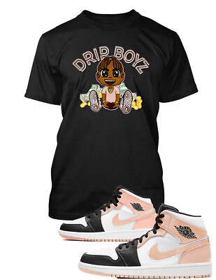 Dip Boyz  Retro Air J1 Crimson Tint Shoe Sneaker Tee Shirt Graphic T Shirt-image
