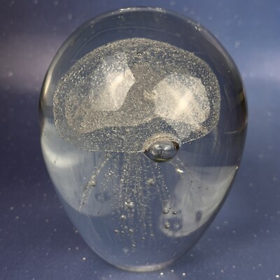 Studio Art Glass Clear Jellyfish Shaped 5