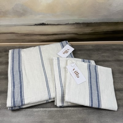 Pottery Barn/Villa Classic Home Caprina Linen Cashmere Duvet Cover Set 3-piece-image