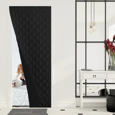 Insulated Door Curtain for Winter, Thermal Insulation Cover 38