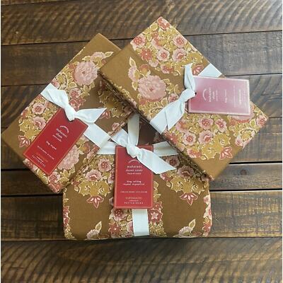 Pottery Barn Sabyasachi Maharani Print King Duvet Cover & 2 King Shams #47a-image