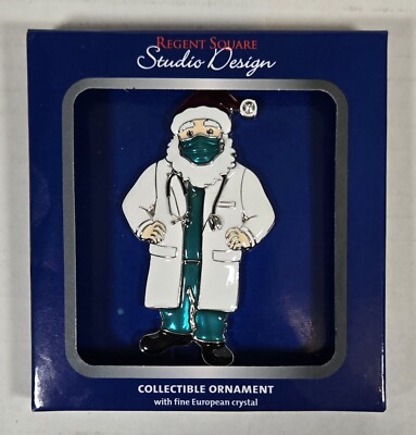 Regent Square Studio Design Collectible Doctor Ornament Fine European Crystal-image