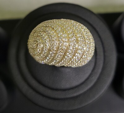 Gold dip in silver ring-image