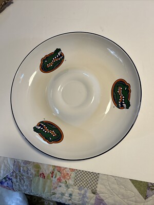Phaltzgraff University Of Florida Chip & Dip Snack Dish Large 11” Undamaged-image