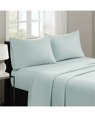 Madison Park 3M Microcell King 4-Pc Sheet Set -Sea Foam T4102066-image