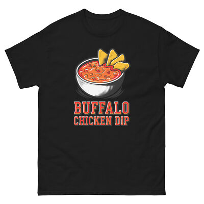 Buffalo Chicken Dip Lover Food Image Cartoon Funny T-Shirt Shirt-image