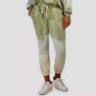 Young Fabulous & Broke Ombre Dip Dye Tie Dye Buttery Soft Sweatpant Joggers Sz M-image