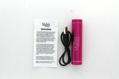 iEnjoy MyBolt Portable USB Flash Charger, Pink-image