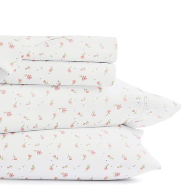 Double-Brushed Patterned Microfiber Queen Sheet Set 4 Piece – Oeko-TEX Certif...-image