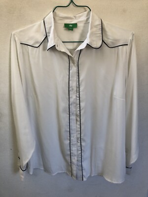 ￼ Women’s Vintage Dress Blouse Size Large￼-image