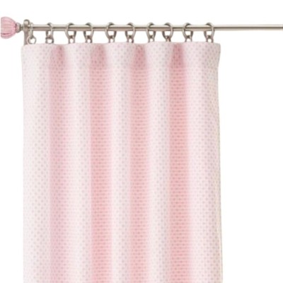 Pottery Barn Kids Audrey Chenille Dot Blackout Curtains 2 Panels Pink 44