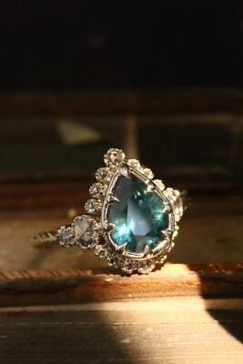 North Way Studio Stunning Saphire Ring **PRISTINE**  Mermaid Vibes-image