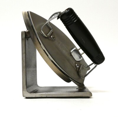 Vintage Moss Studios Custom - Sterling Ezy Pack Tourist Iron Bookend 6.5