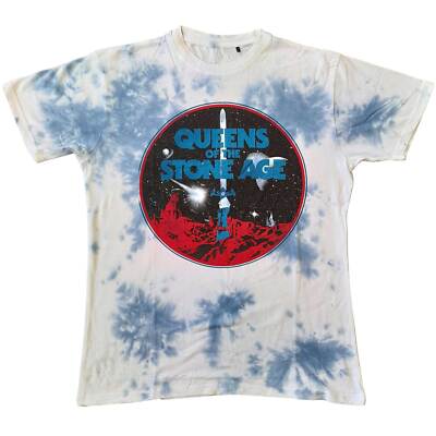 Queens Of The Stone Age Branca Sword Dip-Dye T-Shirt NEW OFFICIAL-image