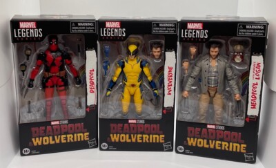 Marvel Legends Deadpool & Wolverine Movie Deadpool Headpool & Logan & Wolverine-image