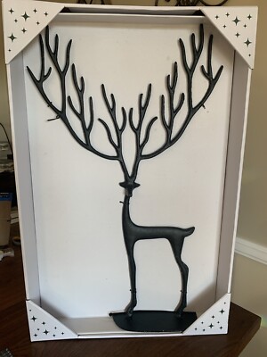 Merry Moments LARGE Reindeer - Black             Pottery Barn Dupe-image