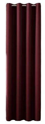 Sun Zero Oslo 100% Blackout Curtain One Panel Red Wine 52in x 84in-image