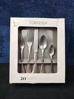 Fortessa San Marco 20 Piece Flatware Pottery Barn Tumbled San Marco-image